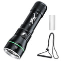 Deepline 2000 Dive Light — 2000 Lumen Rechargeable Underwater Torch (IPX8, 110m)
