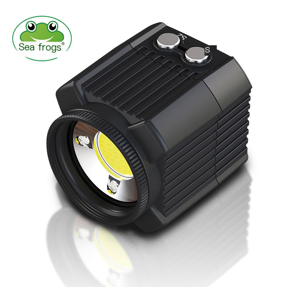Seafrogs Underwater Video Light — 2000 Lumen, 60m Rated, White / Red / Blue